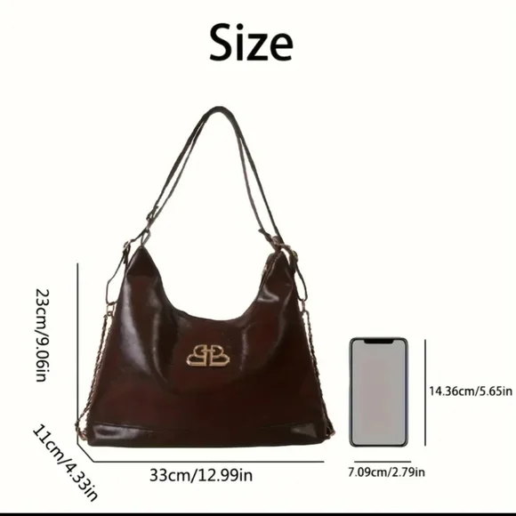 Womens Gray Vegan Leather Handbag. NWOT. - Picture 3 of 16